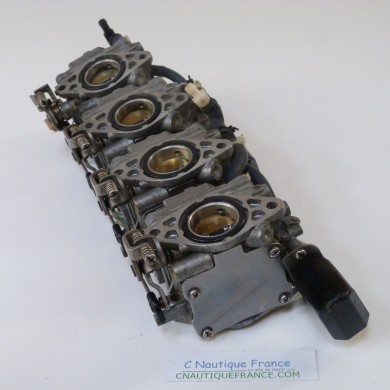 RAMPE CARBURATEURS 50CV T50 F50 YAMAHA MERCURY 62Y MOTEUR HORS BORD OCCASION