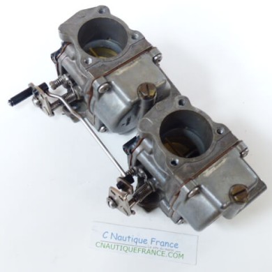 RAMPE 2 CARBURATEURS 50 CV 2T JOHNSON EVINRUDE