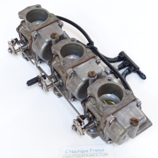 50 HP 2S 3 CARBURETOR RACK JOHNSON EVINRUDE