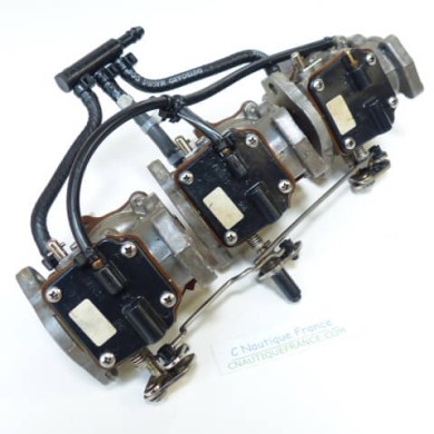 50 HP 2S 3 CARBURETOR RACK JOHNSON EVINRUDE