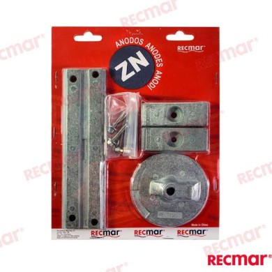 VERADO 4 KIT ANODI ZINCO PER MERCURY