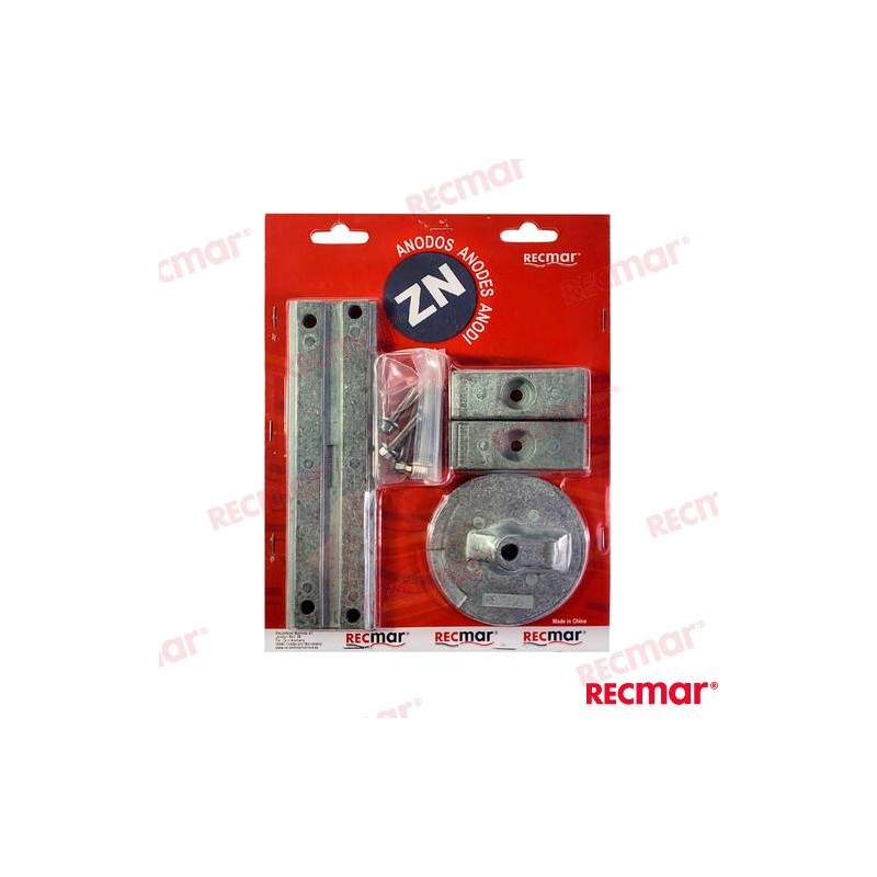 VERADO 4 ANODES KIT ZINC FOR MERCURY