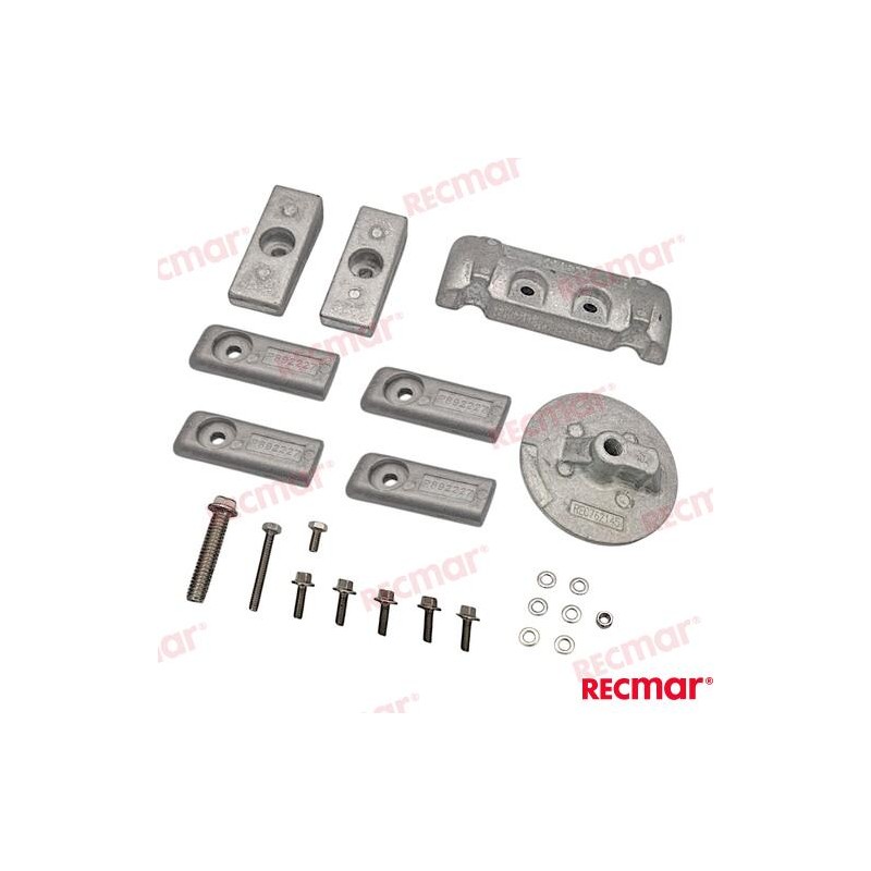 VERADO 6 KIT ANODES ZINC POUR MERCURY VERADO