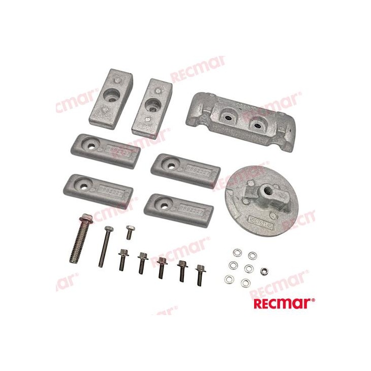 VERADO 6 KIT ANODES ZINC POUR MERCURY VERADO