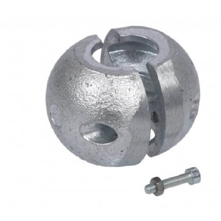 ANODO A NOCE ZINCO PER LINEA D'ALBERO ø 22 MM