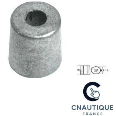 ANODE CYLINDRE BLOC MOTEUR 2.5 - 70 CV YAMAHA