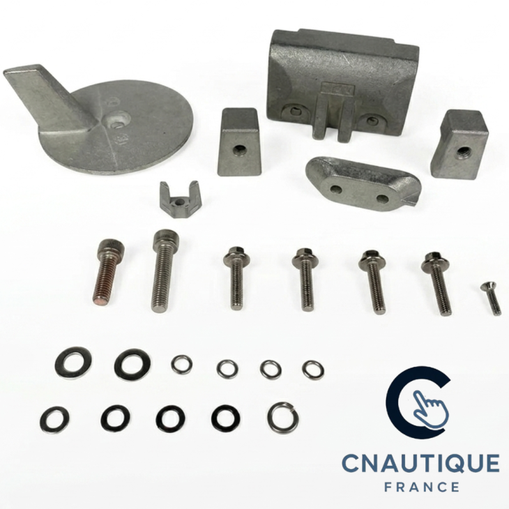 40 - 50 CV KIT ANODES ZINC POUR YAMAHA