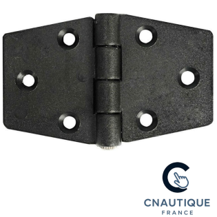 CHARNIERE NYLON 64 X 40 MM NOIRE