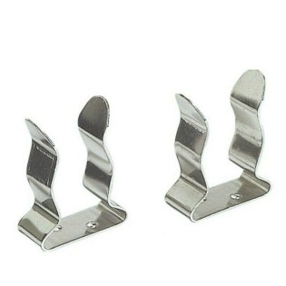 25 / 32 MM STAINLESS STEEL CLIP - PAIR