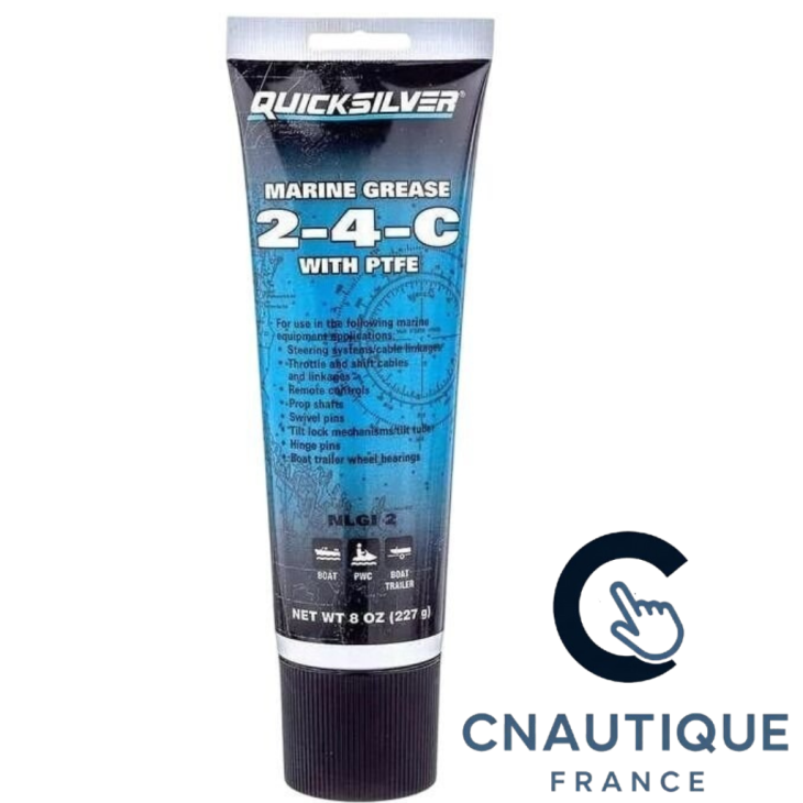 Graisse marine 2-4-C PTFE QUICKSILVER 227 g