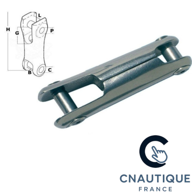 9 - 10 mm Fixed chain-anchor link