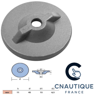 8 - 15 HP ZINC WASHER ANODE FOR YAMAHA