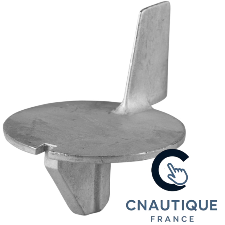 8 - 25 HP ZINC TRIM TAB ANODE FOR MERCURY