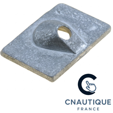 6 - 15 CV ANODE PLAQUE ZINC POUR MERCURY