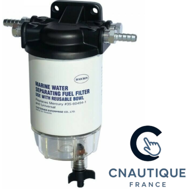 Filtro carburante compatto con decantatore trasparente 115 l/h