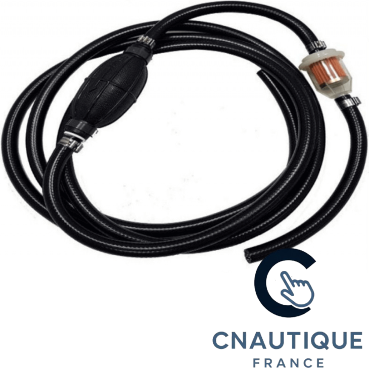 TUYAU ESSENCE AVEC POIRE ET FILTRE MOTEUR HORS-BORD