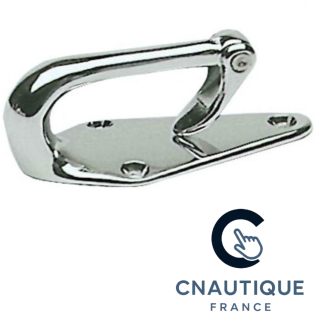 GANCIO PER SCI D'ACQUA IN OTTONE CROMATO