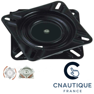 PLATINE PIVOTANTE POUR SIEGE BATEAU - ACIER