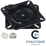 PLATINE PIVOTANTE POUR SIEGE BATEAU - ACIER