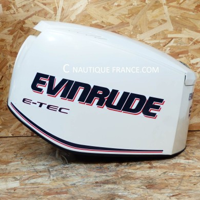 TOP COWL 90 HP EVINRUDE E-TEC OUTBOARD