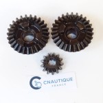 4 - 5 CV 2T SET PIGNONE PIEDE DI MOTORE YAMAHA MARINER 6E0