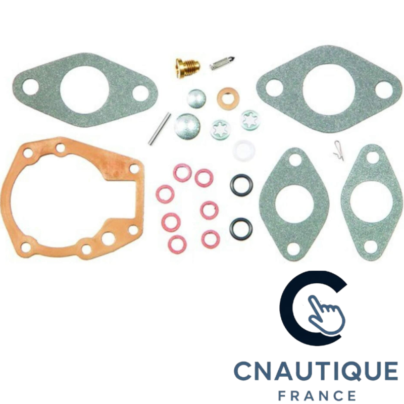 DIAPHRAGM & GASKET CARBURETOR KIT 1.5 - 20 HP ADAPTABLE JOHNSON EVINRUDE OMC GLM 40510