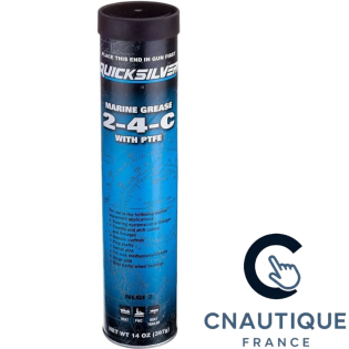 QUICKSILVER 2-4-C MARINE GREASE WITH TEFLON 397 g (14 oz) CARTRIDGE