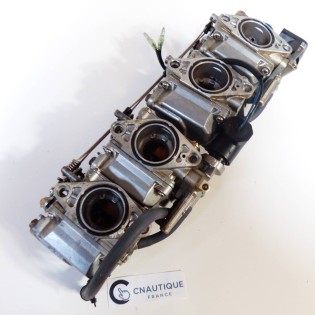 RAMPE CARBURATEURS 50CV T50 F50 YAMAHA MERCURY 62Y MOTEUR HORS BORD OCCASION