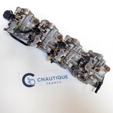 RAMPE CARBURATEURS 50CV T50 F50 YAMAHA MERCURY 62Y MOTEUR HORS BORD OCCASION
