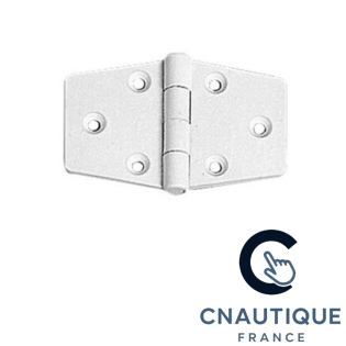 65 X 40 MM WHITE NYLON HINGE