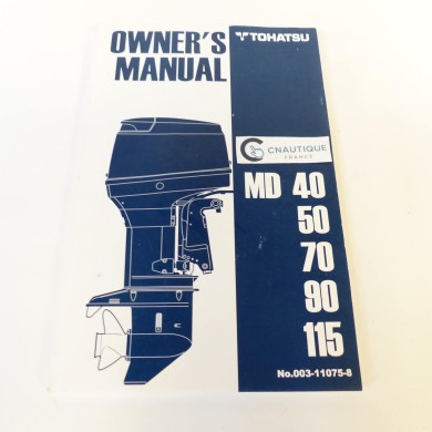 TOHATSU MD40 MD50 MD70 MD90 MD115 OWNER'S MANUAL