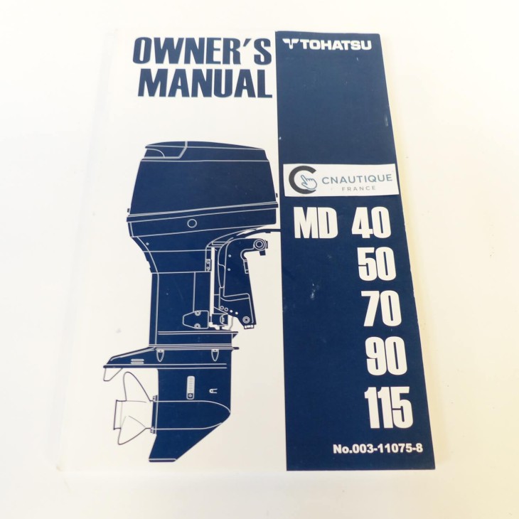 MANUALE D'USO TOHATSU MD40 MD50 MD70 MD90 MD115