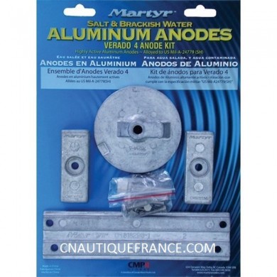 KIT ANODOS ADAPTABLE MERCURY VERADO 4 - OPTIMAX