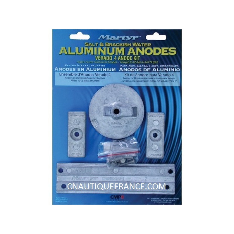 KIT ANODOS ADAPTABLE MERCURY VERADO 4 - OPTIMAX