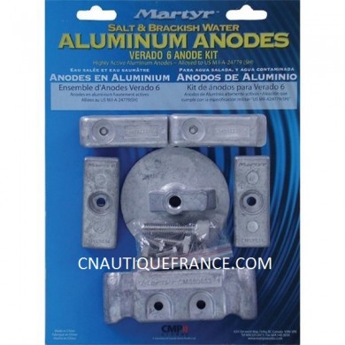 KIT ANODES ADAPTABLE MERCURY VERADO 6