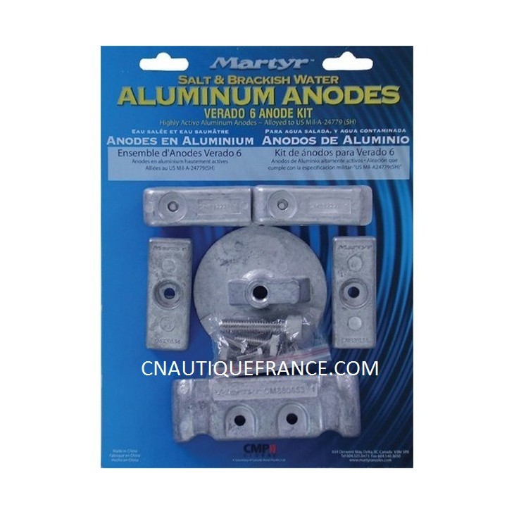 KIT ANODES ADAPTABLE VERADO 6 MERCURY