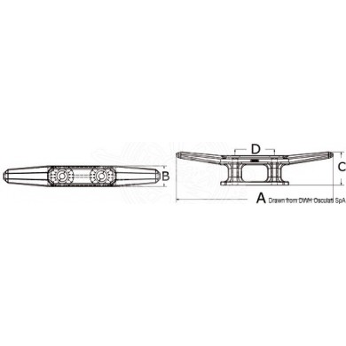 TAQUET NYLON NOIR 144 MM