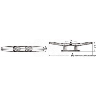 TAQUET NYLON NOIR 144 MM