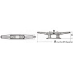 TAQUET NYLON NOIR 144 MM