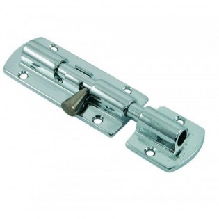 TARGETTE LAITON CHROME - 105MM