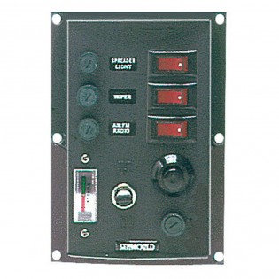 TABLEAU ELECTRIQUE LIGHT 3 INTERS + VOLTMETRE