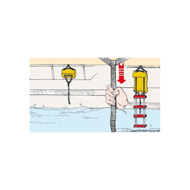 Scaletta D'emergenza Per Risalita A Bordo Da 114 Cm E 4 Gradini - Foto 10