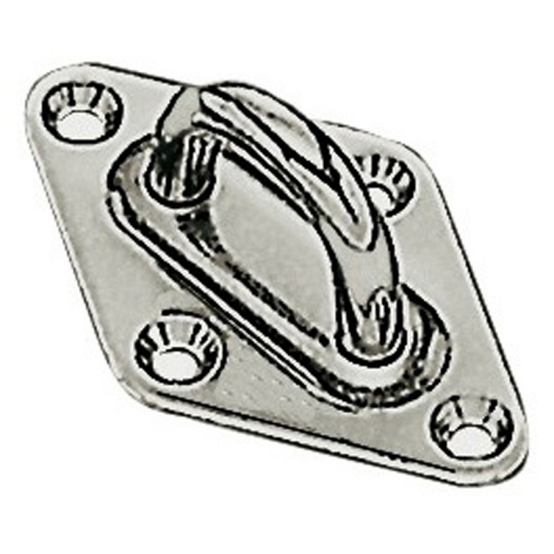 PONTET SUR PLATINE INOX 50 X 80 MM