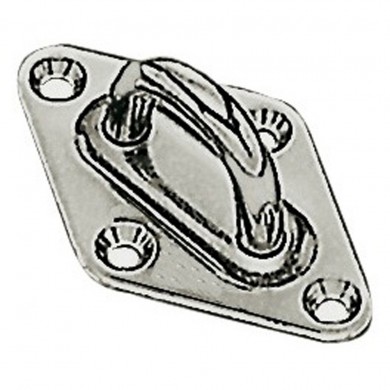 PONTET SUR PLATINE INOX 37 X 59 MM