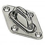 PONTET SUR PLATINE INOX 37 X 59 MM