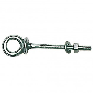 PITON A OEIL INOX 6 X 60 MM