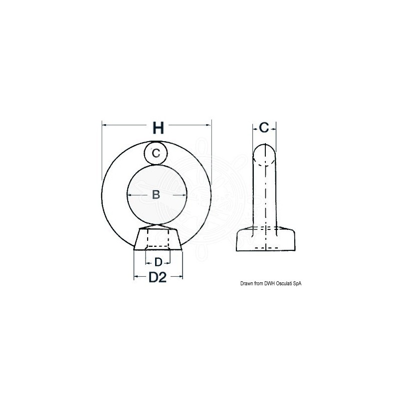 Dadi Ad Ala 1/4 20 UNC Dado Ad Ala In Acciaio 1/4" X 20 TPI - Confezione Singola, Ideale Per Serraggi Rapidi 1/4-20 Self Tapping Screw - Foto 2