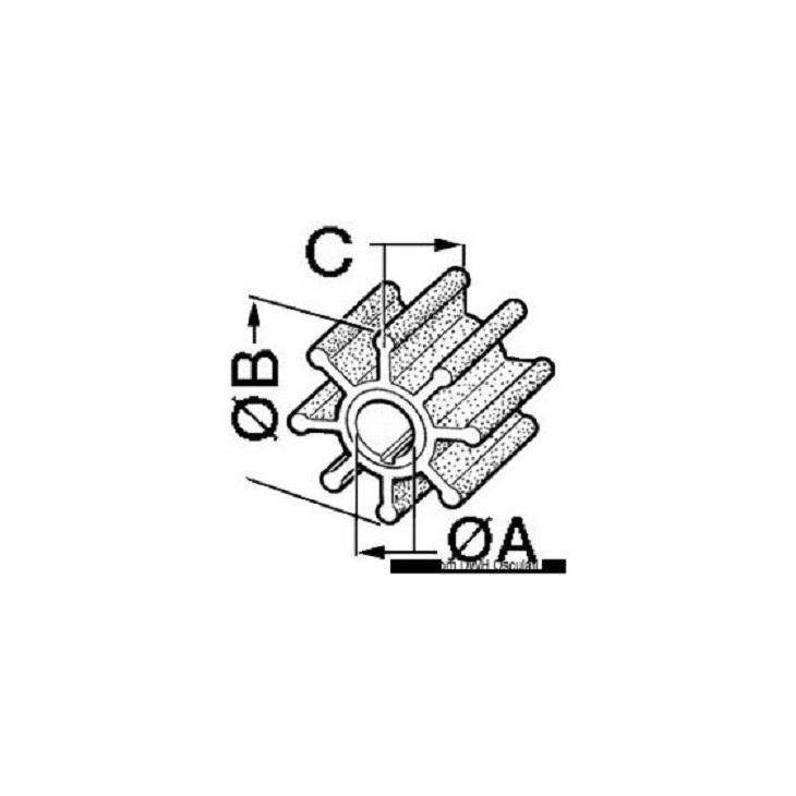 Turbine adaptable pompe à eau ANCOR