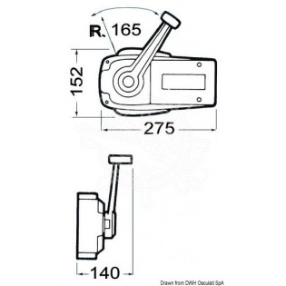 Boitier de commande mono-levier B90 - NOIR