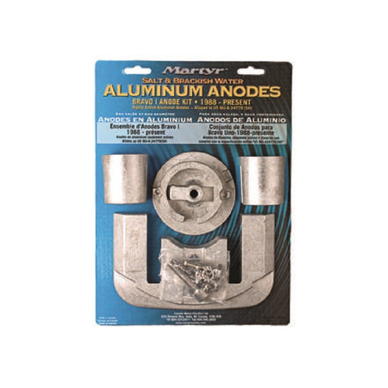Kit anodes pour MERCURY BRAVO ONE